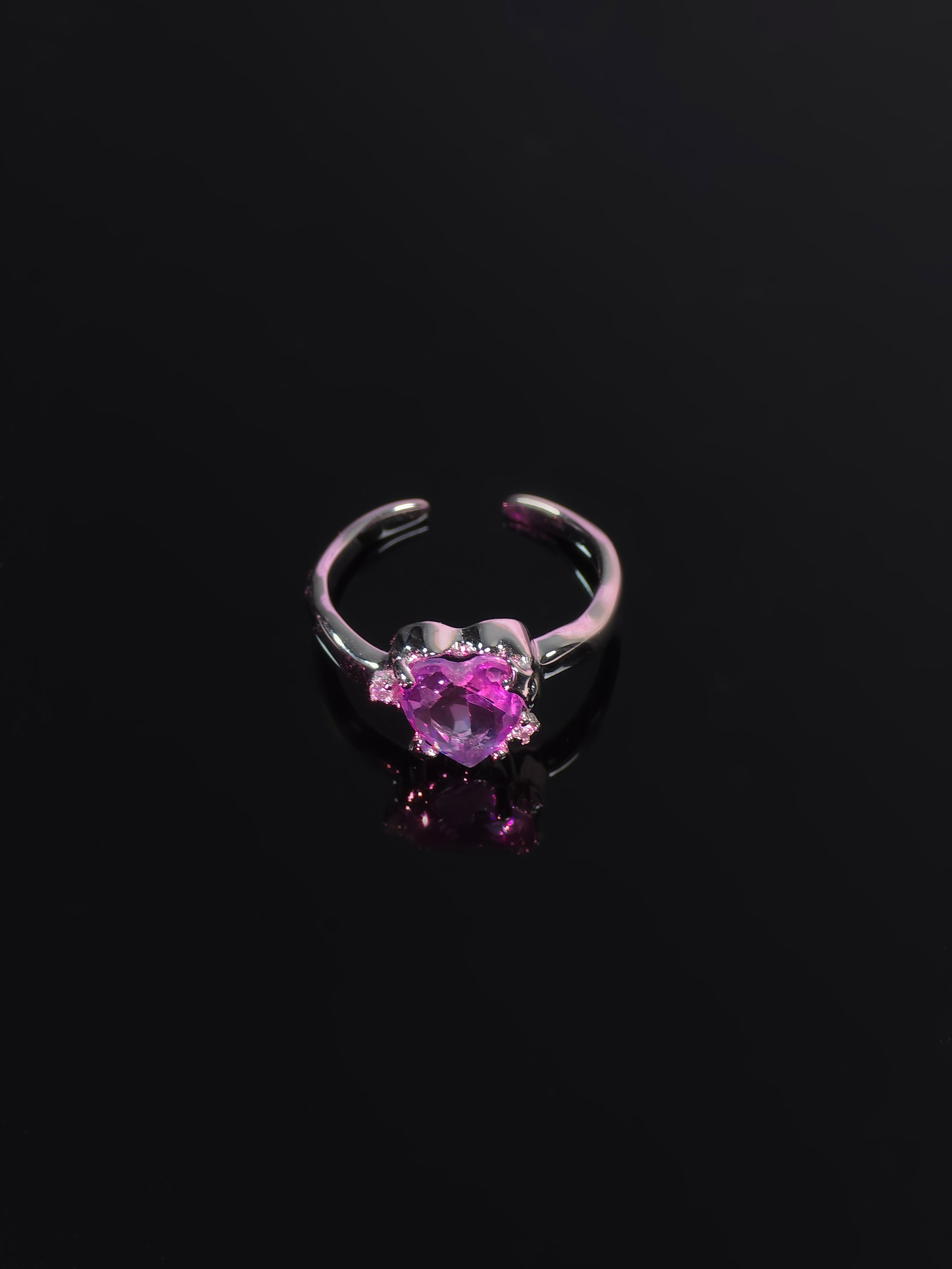 Twilight Nebula Silver Ring